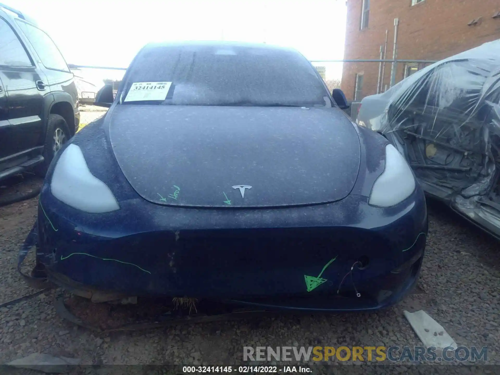 6 Фотография поврежденного автомобиля 5YJYGDEE2MF195469 TESLA MODEL Y 2021