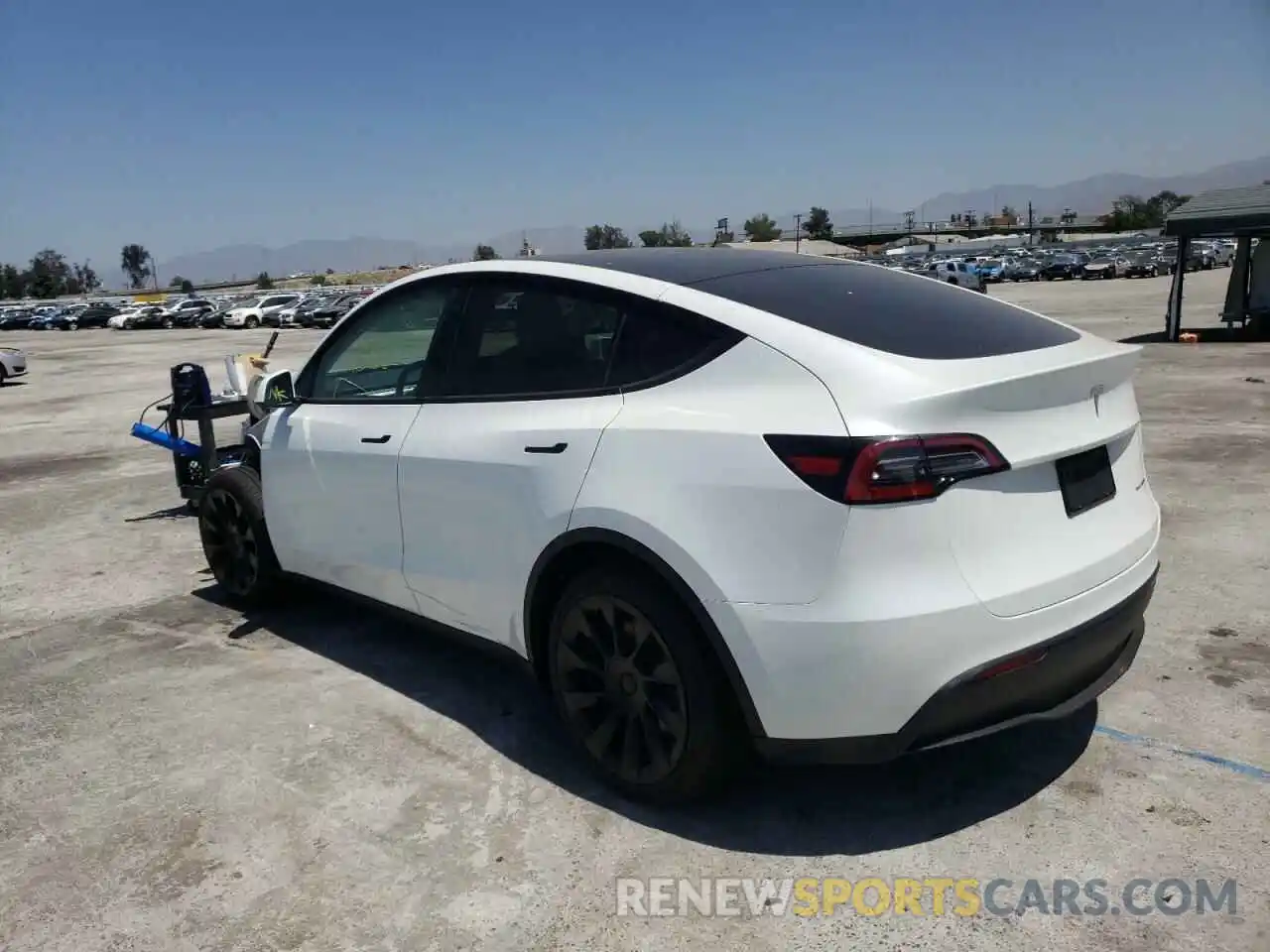 3 Photograph of a damaged car 5YJYGDEE2MF195696 TESLA MODEL Y 2021