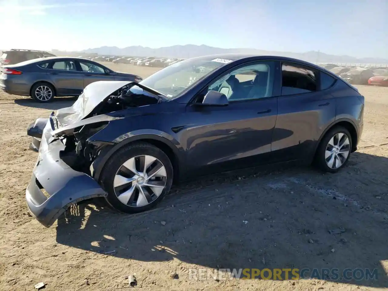 1 Photograph of a damaged car 5YJYGDEE2MF200184 TESLA MODEL Y 2021