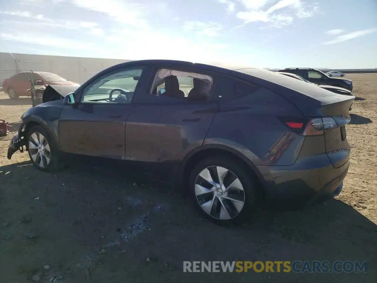 2 Photograph of a damaged car 5YJYGDEE2MF200184 TESLA MODEL Y 2021