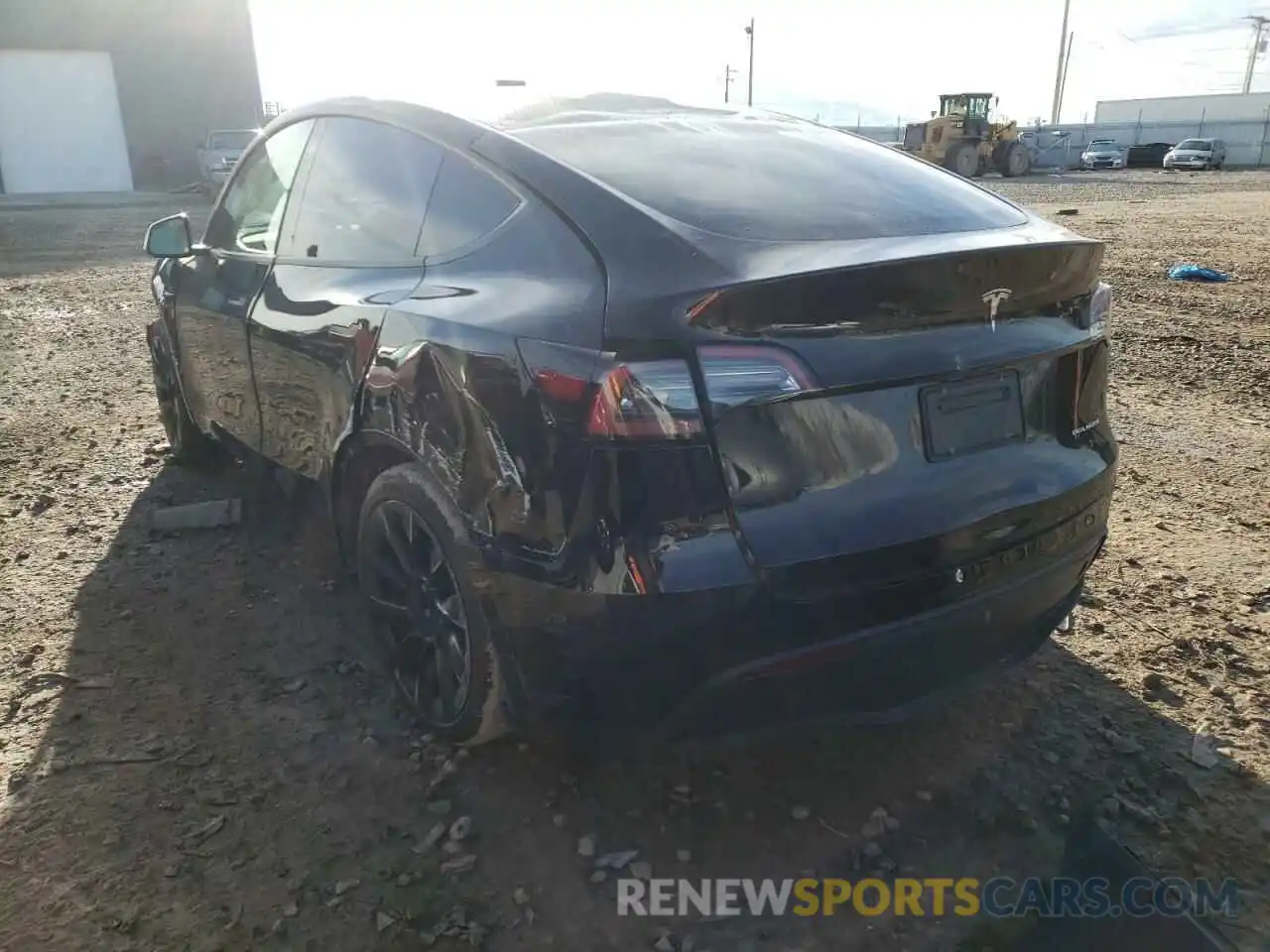 3 Photograph of a damaged car 5YJYGDEE2MF210150 TESLA MODEL Y 2021