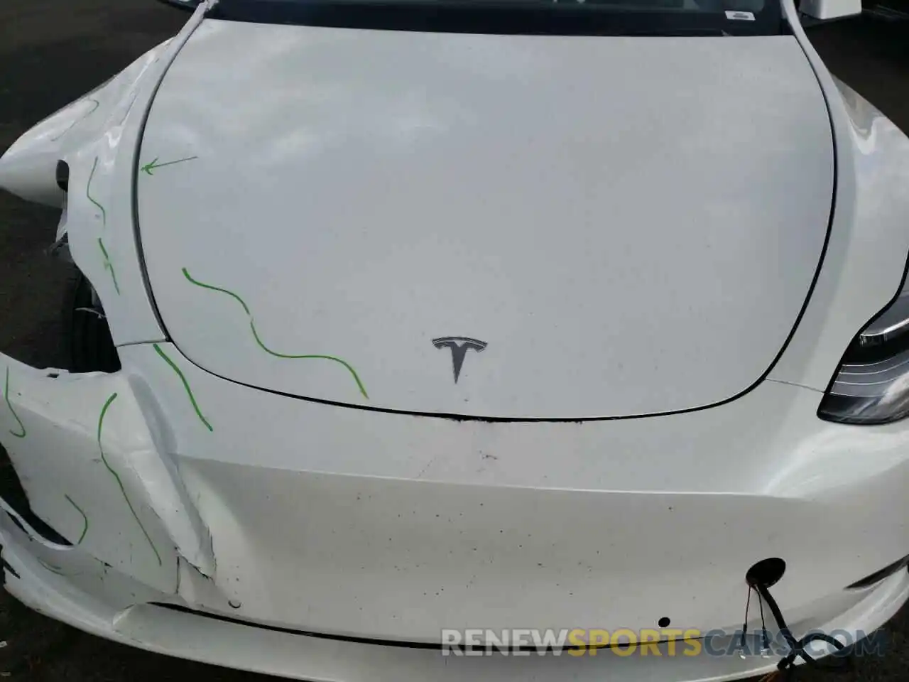 7 Photograph of a damaged car 5YJYGDEE2MF213078 TESLA MODEL Y 2021