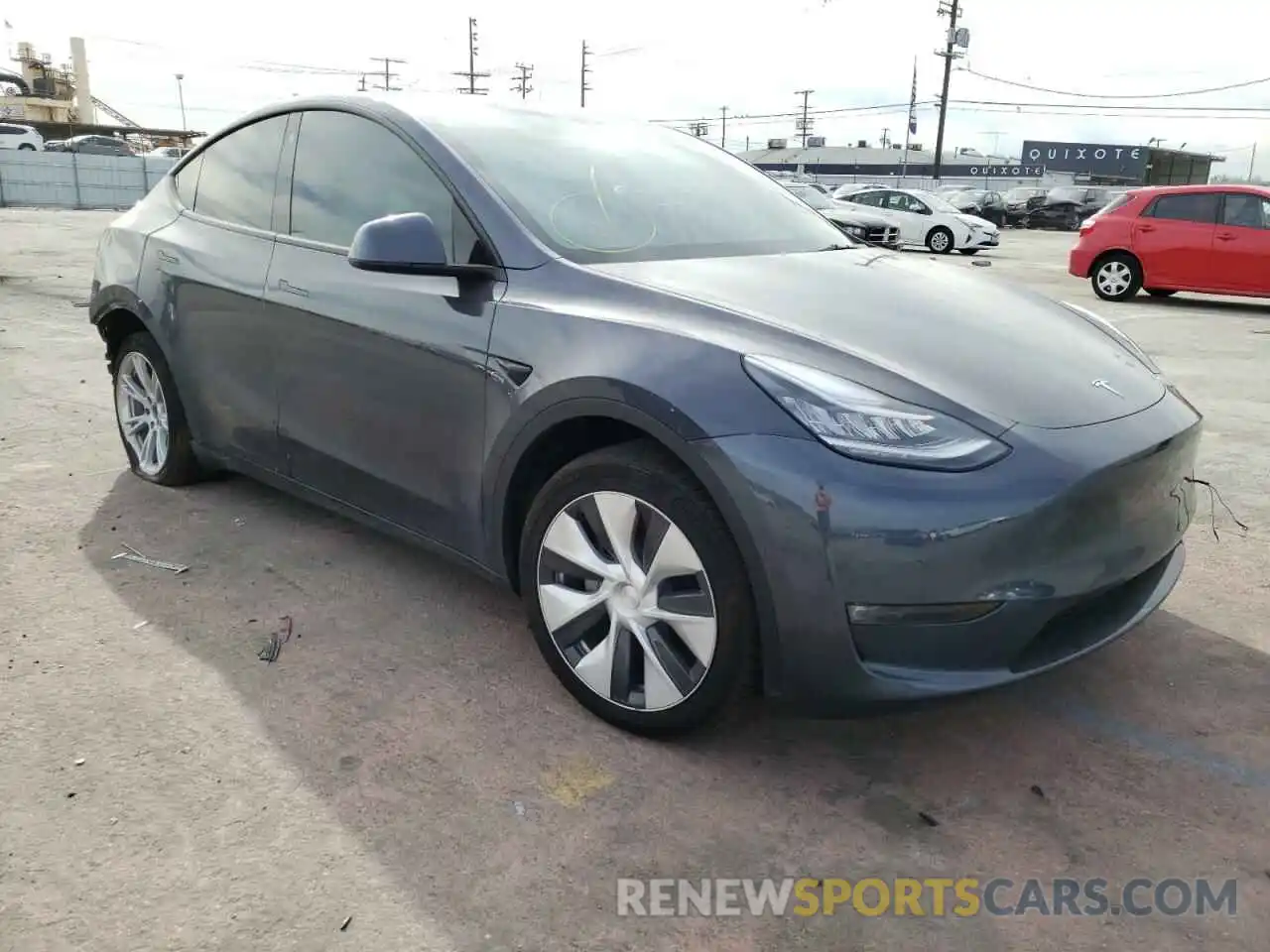 1 Фотография поврежденного автомобиля 5YJYGDEE2MF228499 TESLA MODEL Y 2021