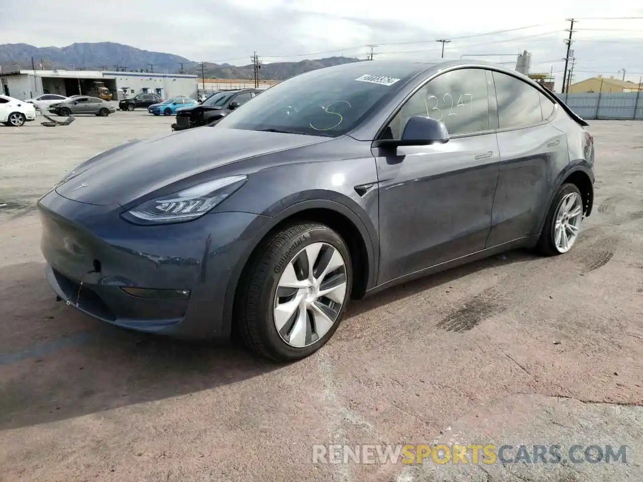 2 Фотография поврежденного автомобиля 5YJYGDEE2MF228499 TESLA MODEL Y 2021