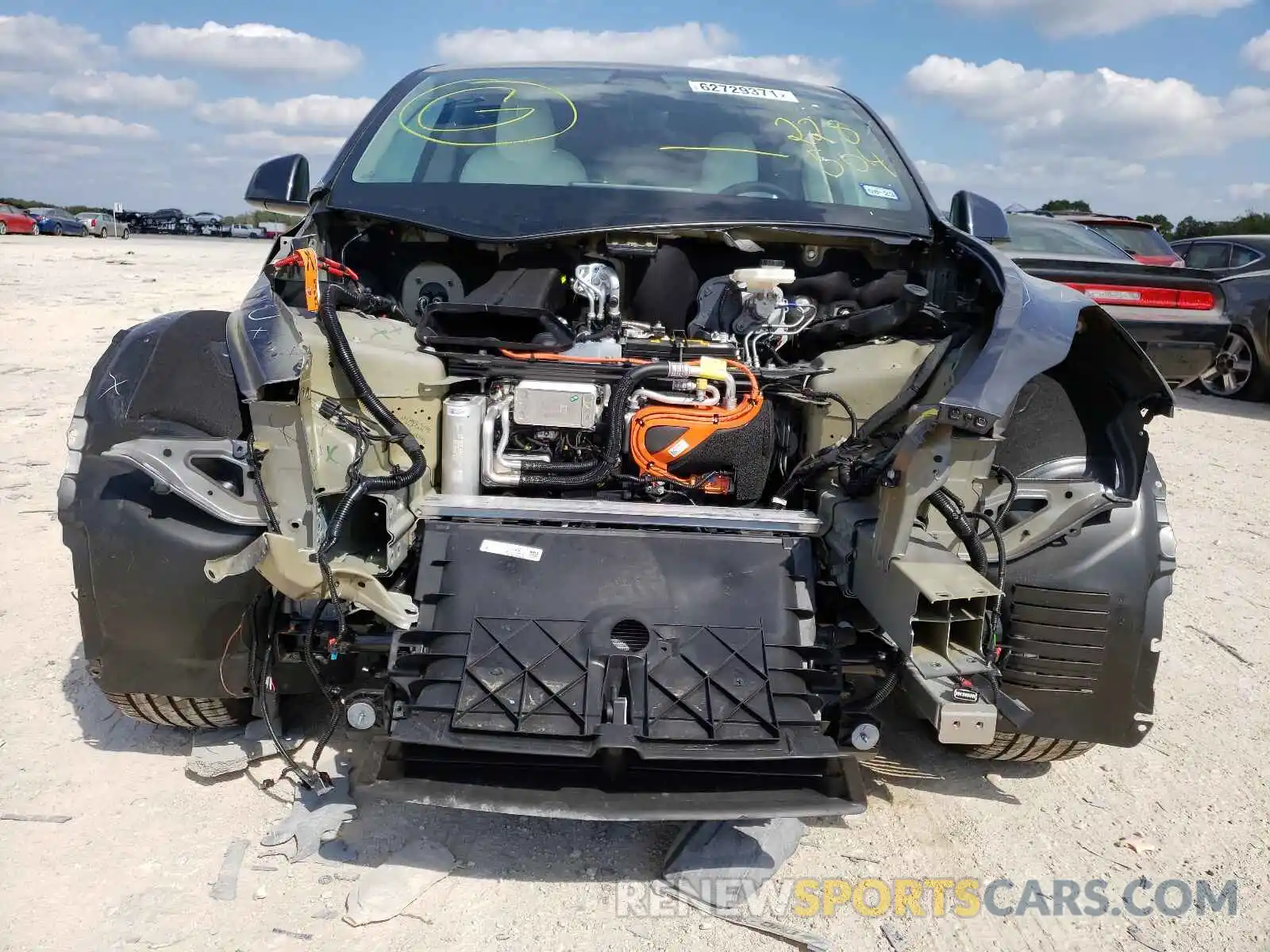 9 Photograph of a damaged car 5YJYGDEE2MF228504 TESLA MODEL Y 2021