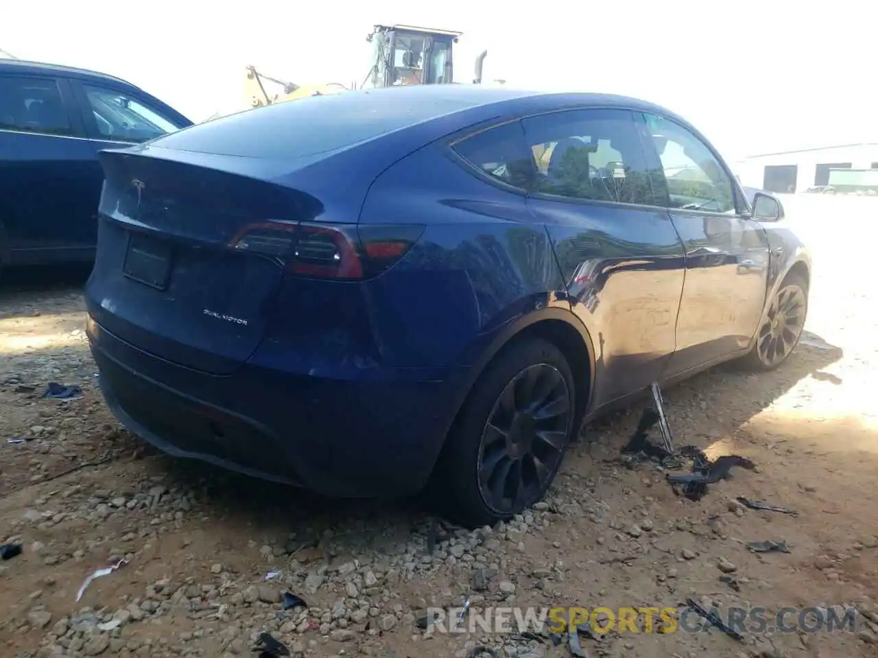 4 Фотография поврежденного автомобиля 5YJYGDEE2MF246890 TESLA MODEL Y 2021