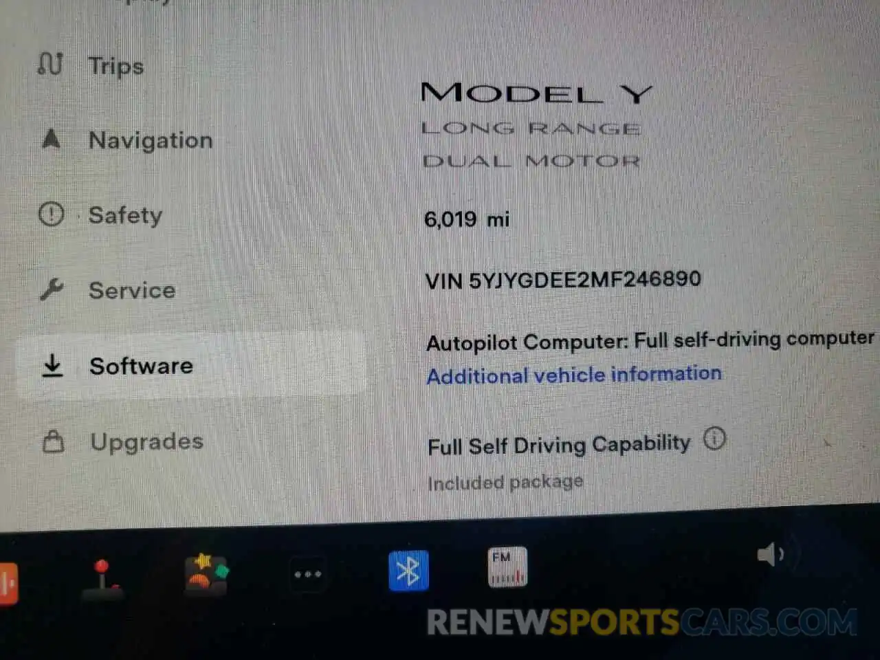 8 Photograph of a damaged car 5YJYGDEE2MF246890 TESLA MODEL Y 2021