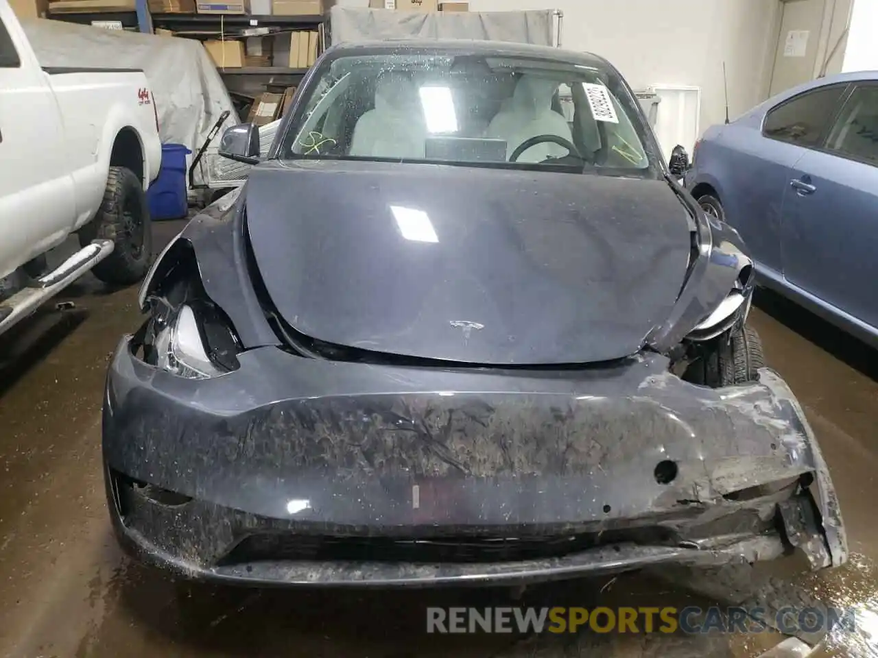 9 Photograph of a damaged car 5YJYGDEE2MF249112 TESLA MODEL Y 2021