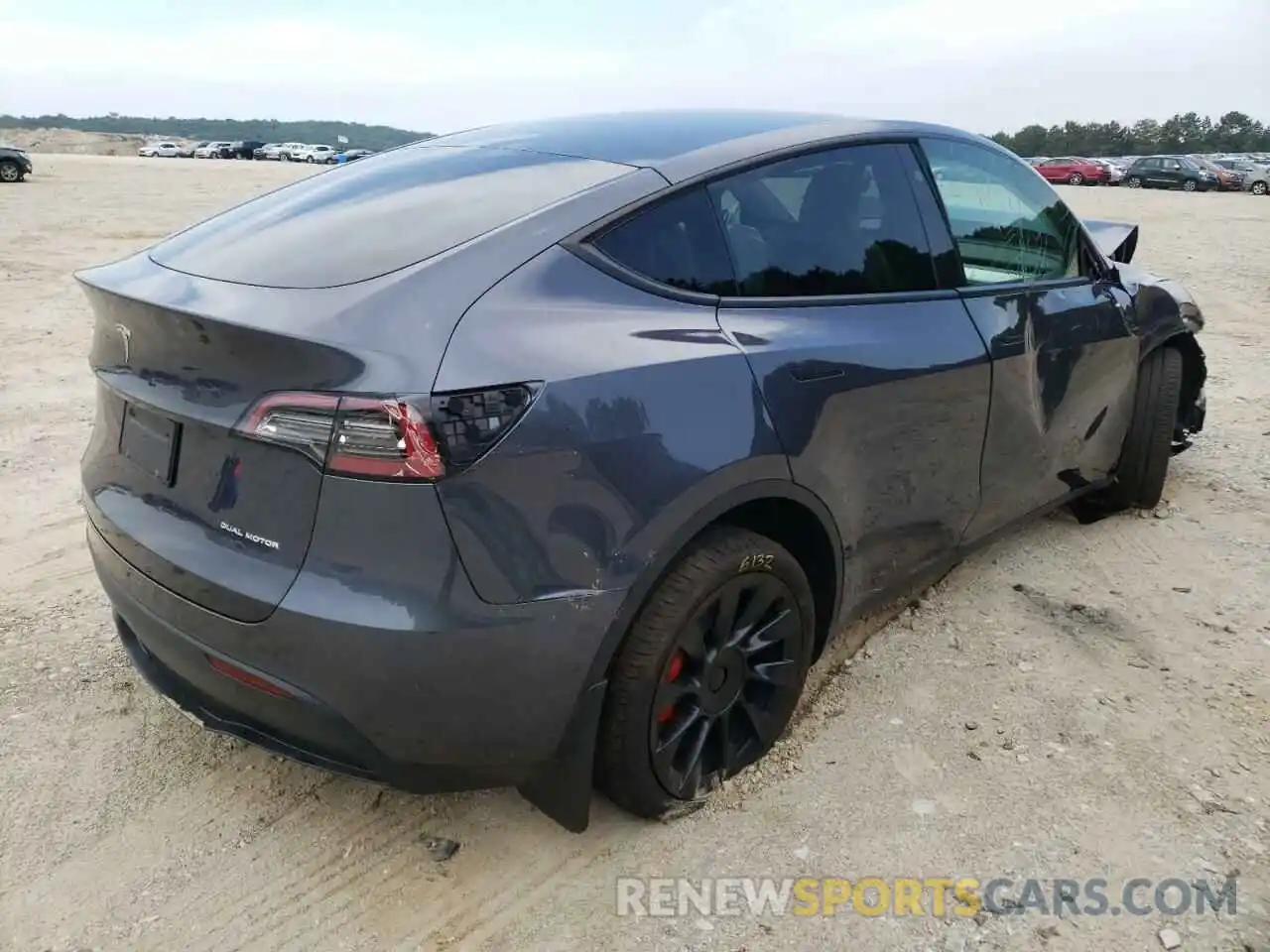 4 Фотография поврежденного автомобиля 5YJYGDEE2MF259459 TESLA MODEL Y 2021