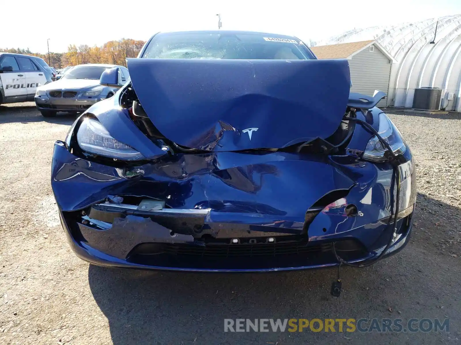 9 Photograph of a damaged car 5YJYGDEE2MF263267 TESLA MODEL Y 2021