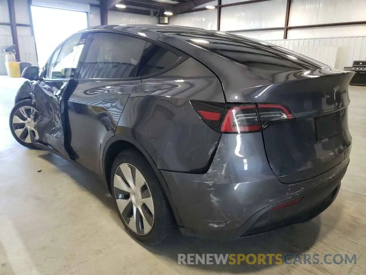 3 Photograph of a damaged car 5YJYGDEE2MF263835 TESLA MODEL Y 2021