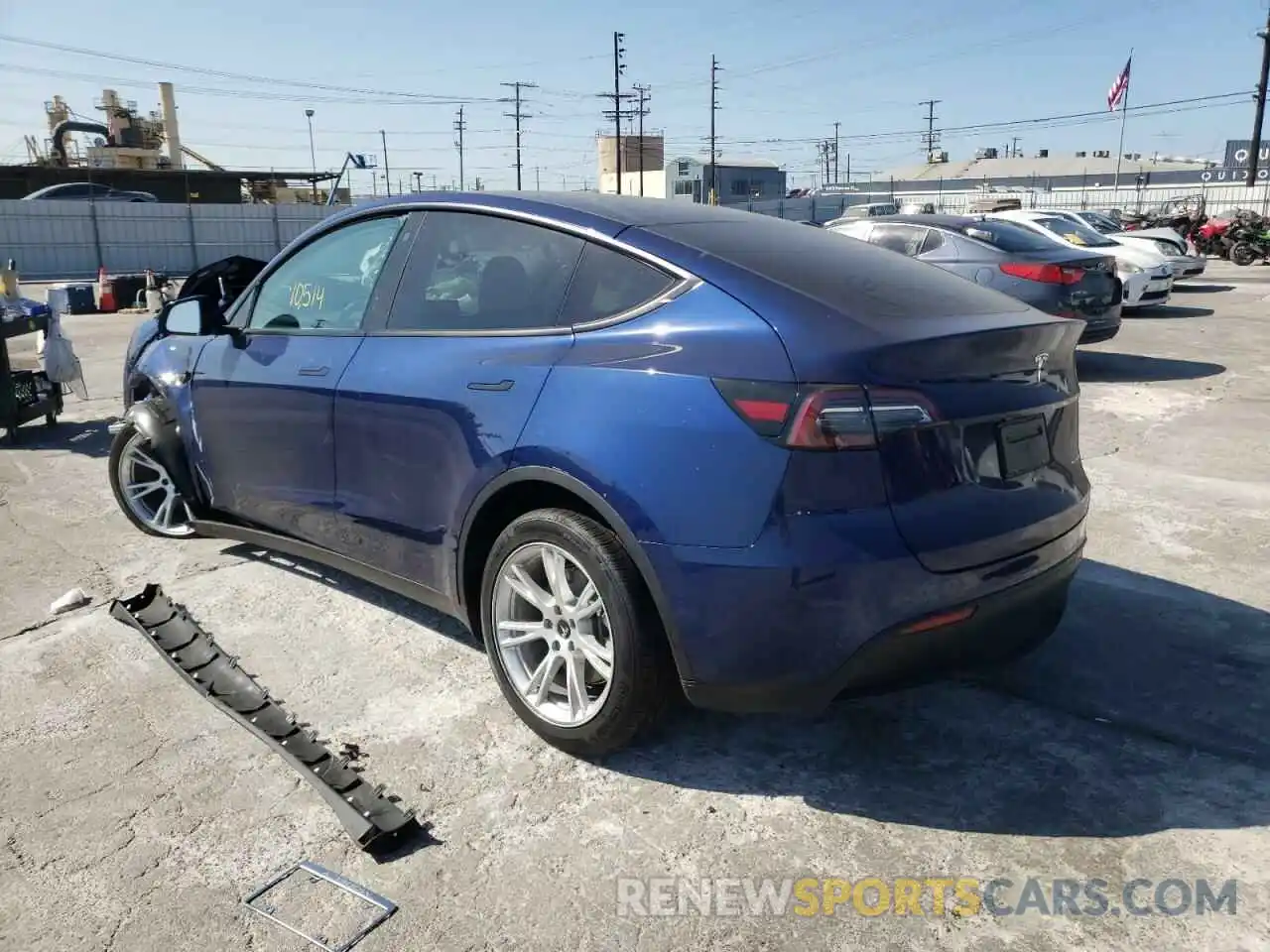 3 Photograph of a damaged car 5YJYGDEE2MF273989 TESLA MODEL Y 2021