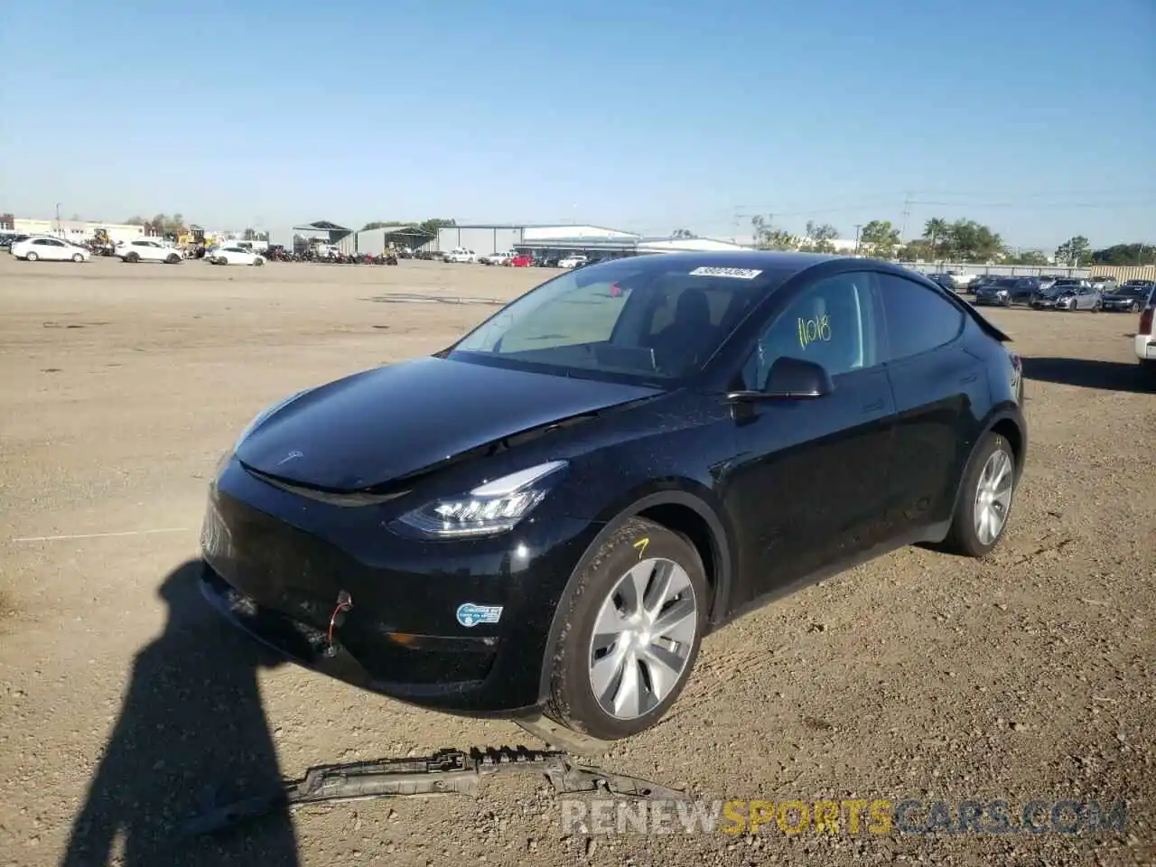 2 Photograph of a damaged car 5YJYGDEE2MF276309 TESLA MODEL Y 2021