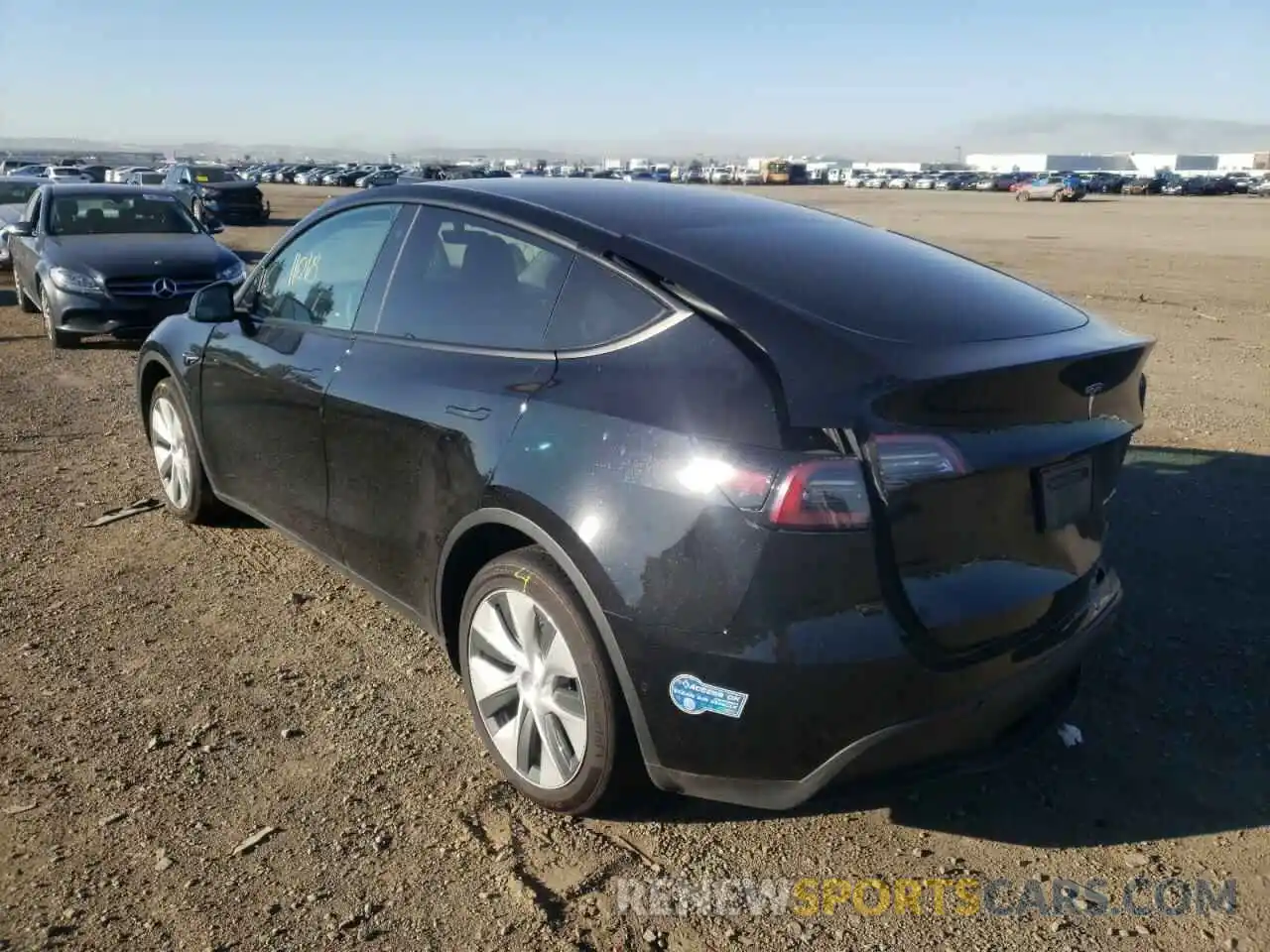 3 Фотография поврежденного автомобиля 5YJYGDEE2MF276309 TESLA MODEL Y 2021