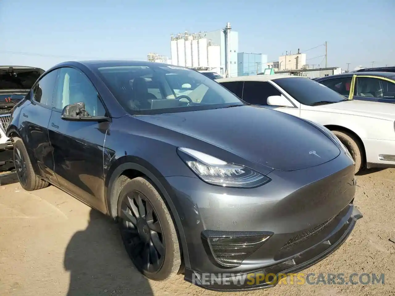 4 Фотография поврежденного автомобиля 5YJYGDEE2MF278741 TESLA MODEL Y 2021