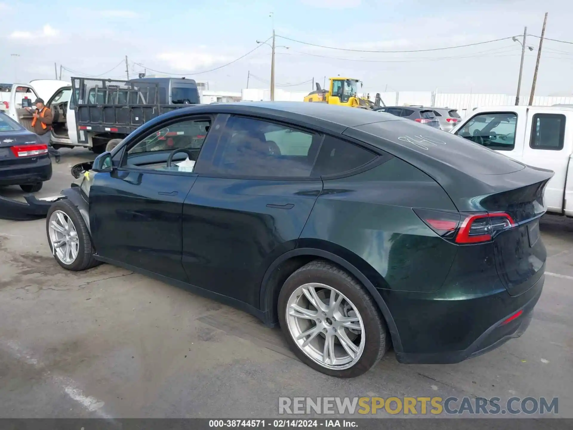 3 Фотография поврежденного автомобиля 5YJYGDEE2MF296950 TESLA MODEL Y 2021