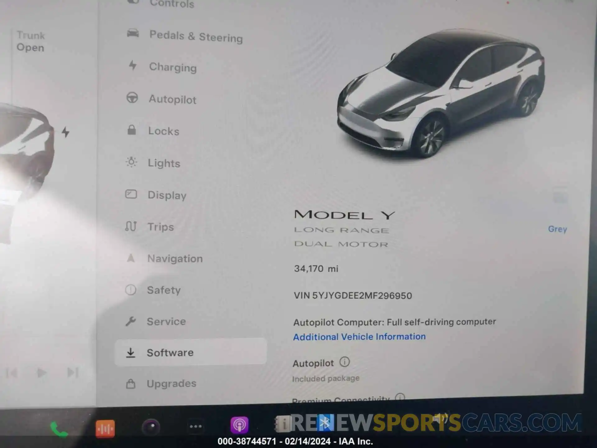 7 Фотография поврежденного автомобиля 5YJYGDEE2MF296950 TESLA MODEL Y 2021