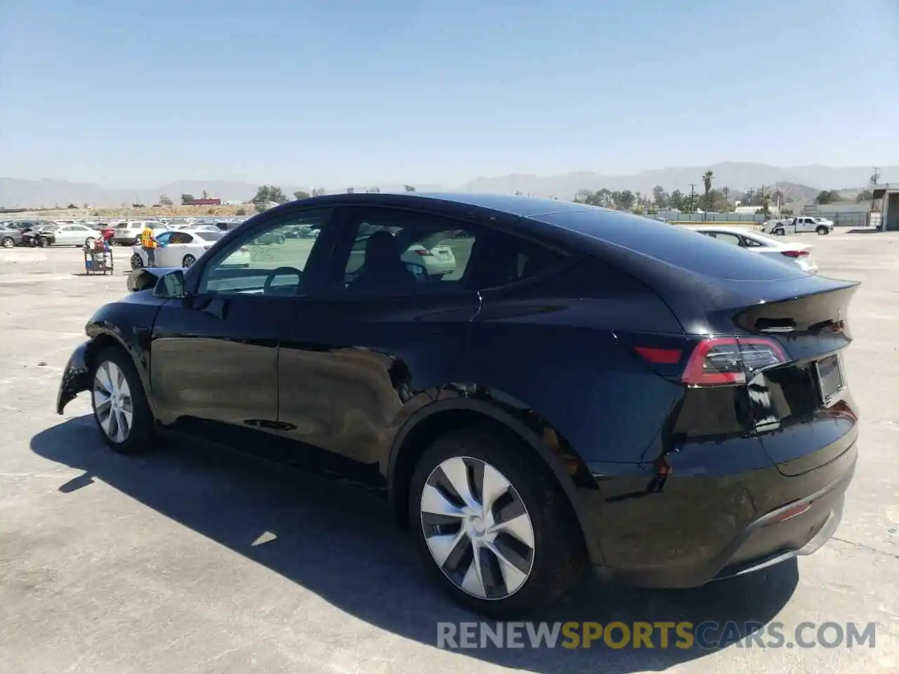 3 Photograph of a damaged car 5YJYGDEE2MF303749 TESLA MODEL Y 2021