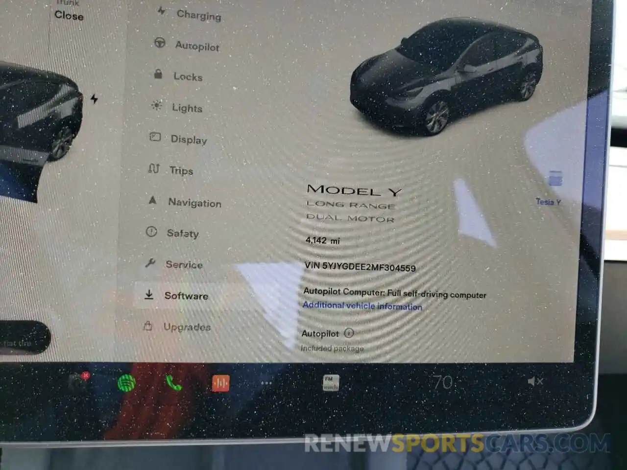 8 Photograph of a damaged car 5YJYGDEE2MF304559 TESLA MODEL Y 2021