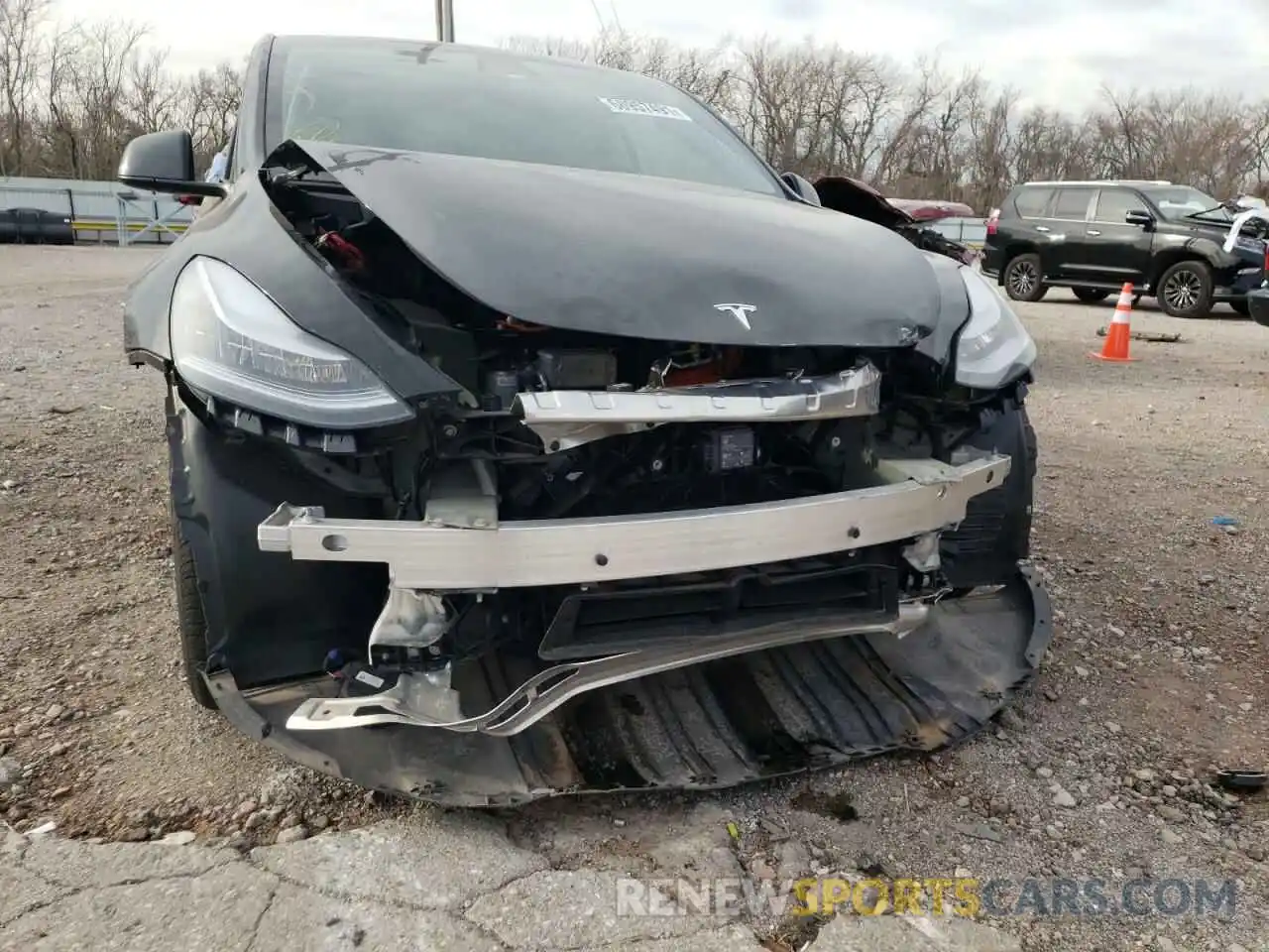 9 Фотография поврежденного автомобиля 5YJYGDEE3MF065085 TESLA MODEL Y 2021