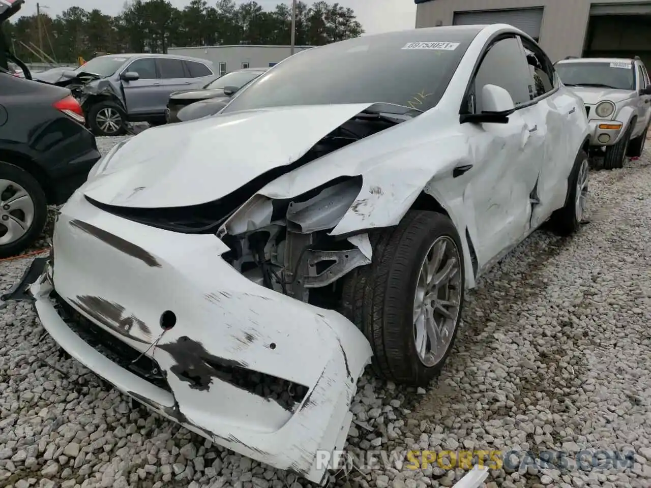 9 Photograph of a damaged car 5YJYGDEE3MF066298 TESLA MODEL Y 2021