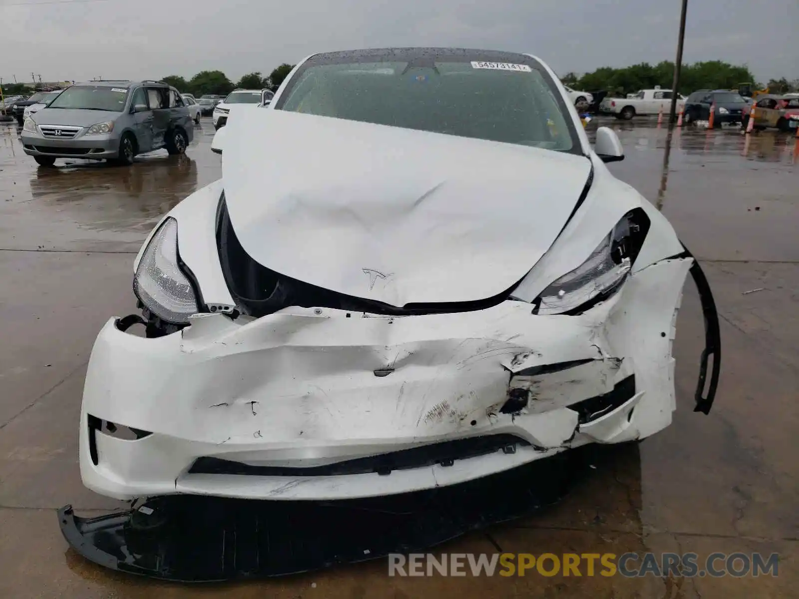 7 Photograph of a damaged car 5YJYGDEE3MF074739 TESLA MODEL Y 2021