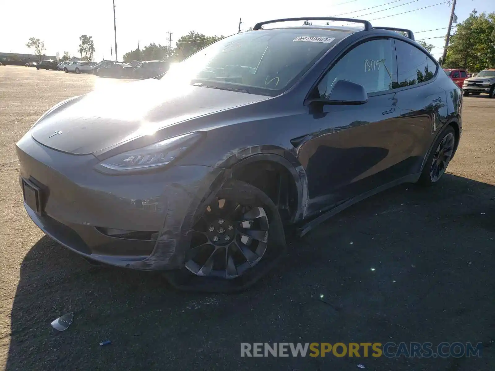 9 Photograph of a damaged car 5YJYGDEE3MF076720 TESLA MODEL Y 2021