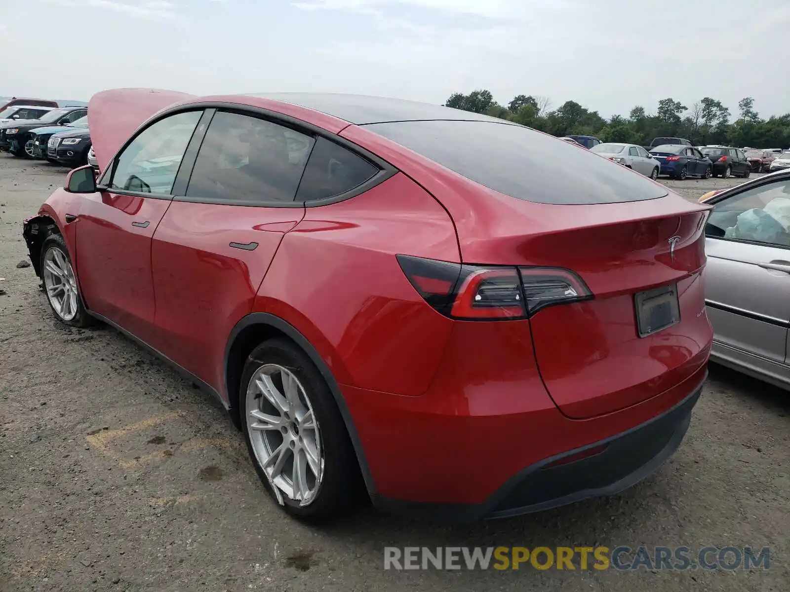 3 Photograph of a damaged car 5YJYGDEE3MF079942 TESLA MODEL Y 2021