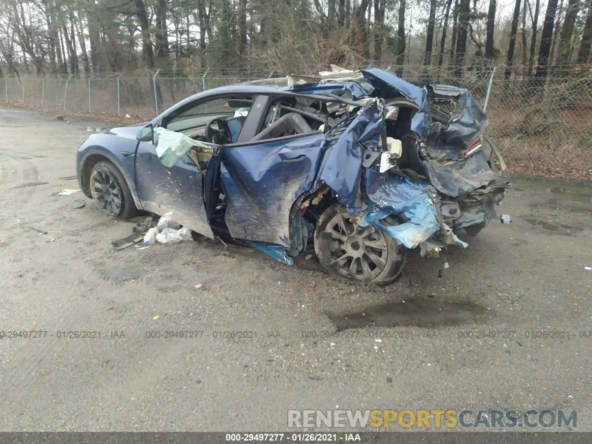 3 Photograph of a damaged car 5YJYGDEE3MF084249 TESLA MODEL Y 2021