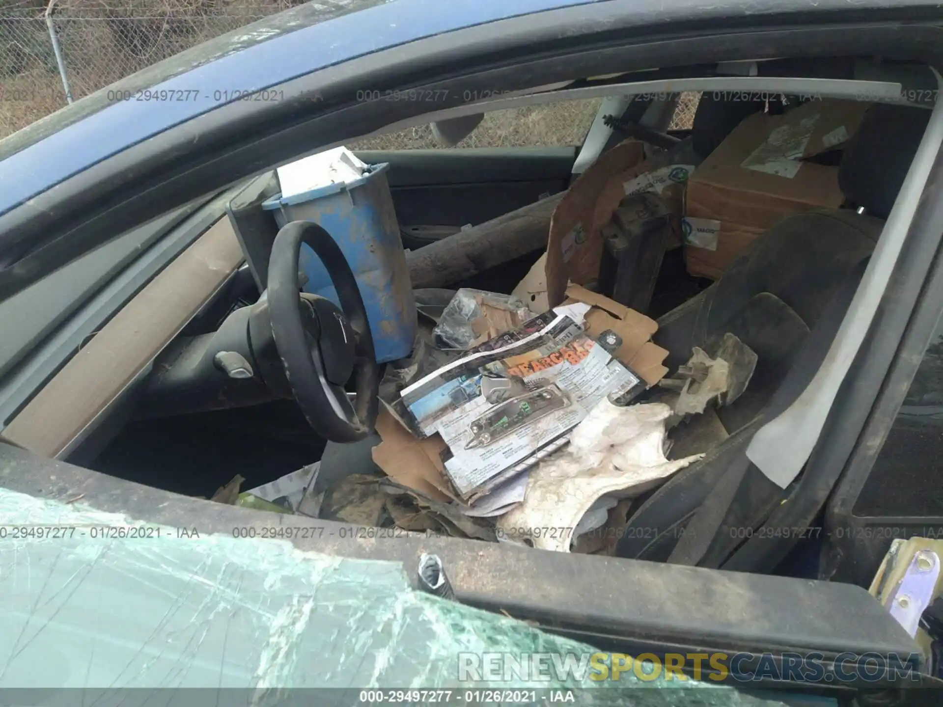 5 Photograph of a damaged car 5YJYGDEE3MF084249 TESLA MODEL Y 2021
