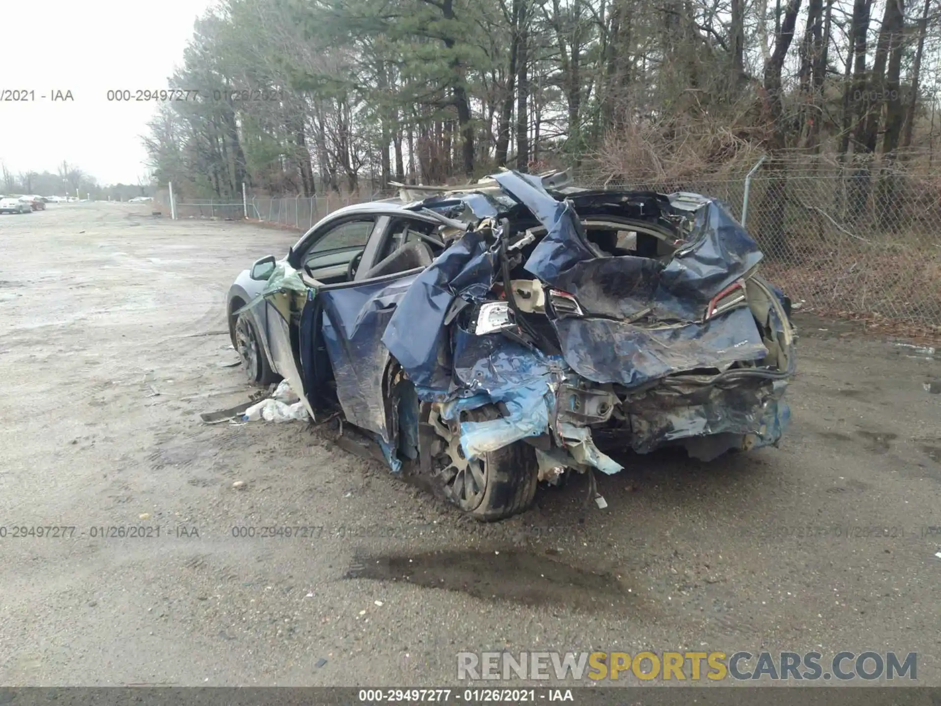 6 Photograph of a damaged car 5YJYGDEE3MF084249 TESLA MODEL Y 2021