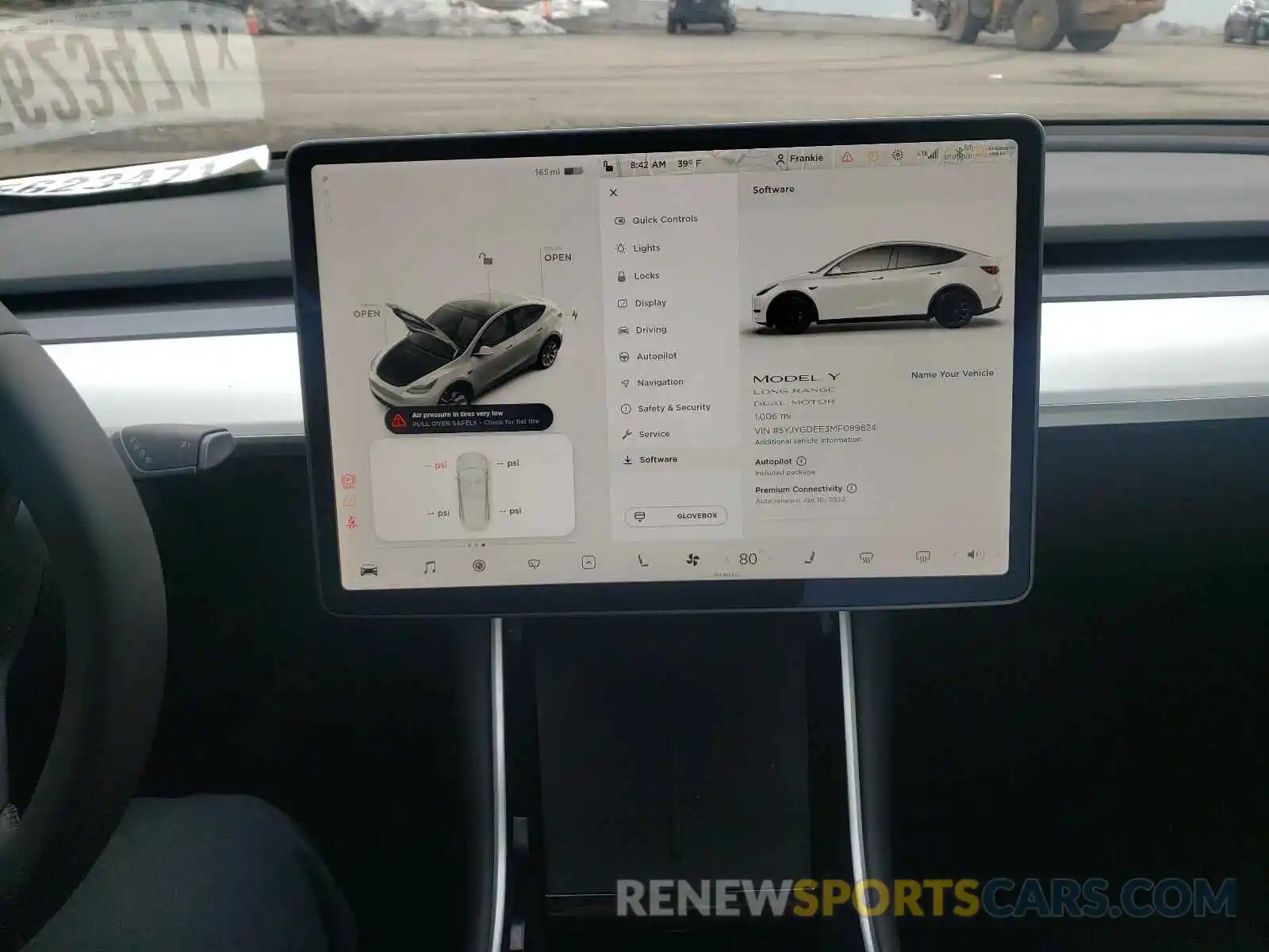 9 Photograph of a damaged car 5YJYGDEE3MF089824 TESLA MODEL Y 2021