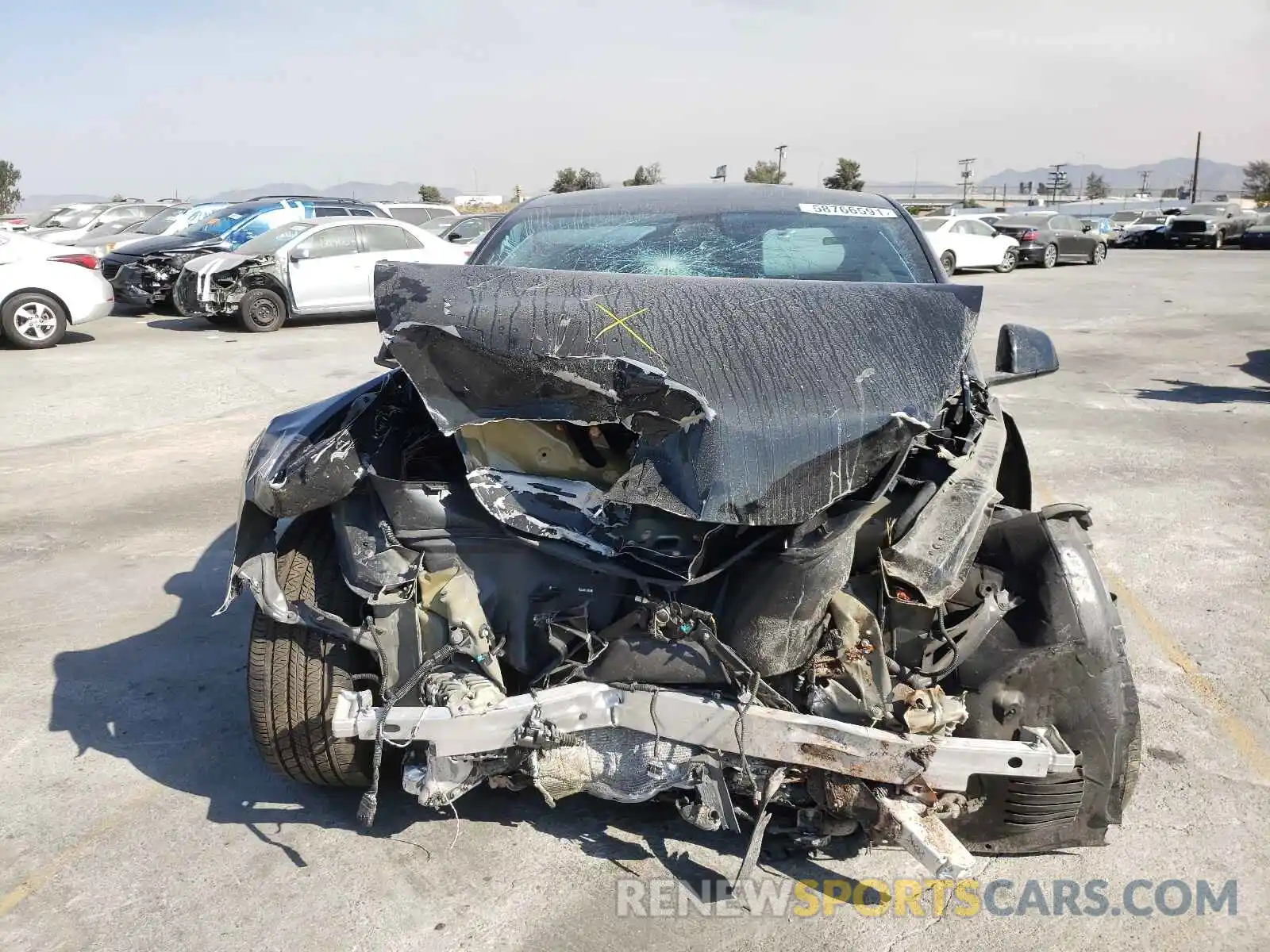 9 Photograph of a damaged car 5YJYGDEE3MF091556 TESLA MODEL Y 2021