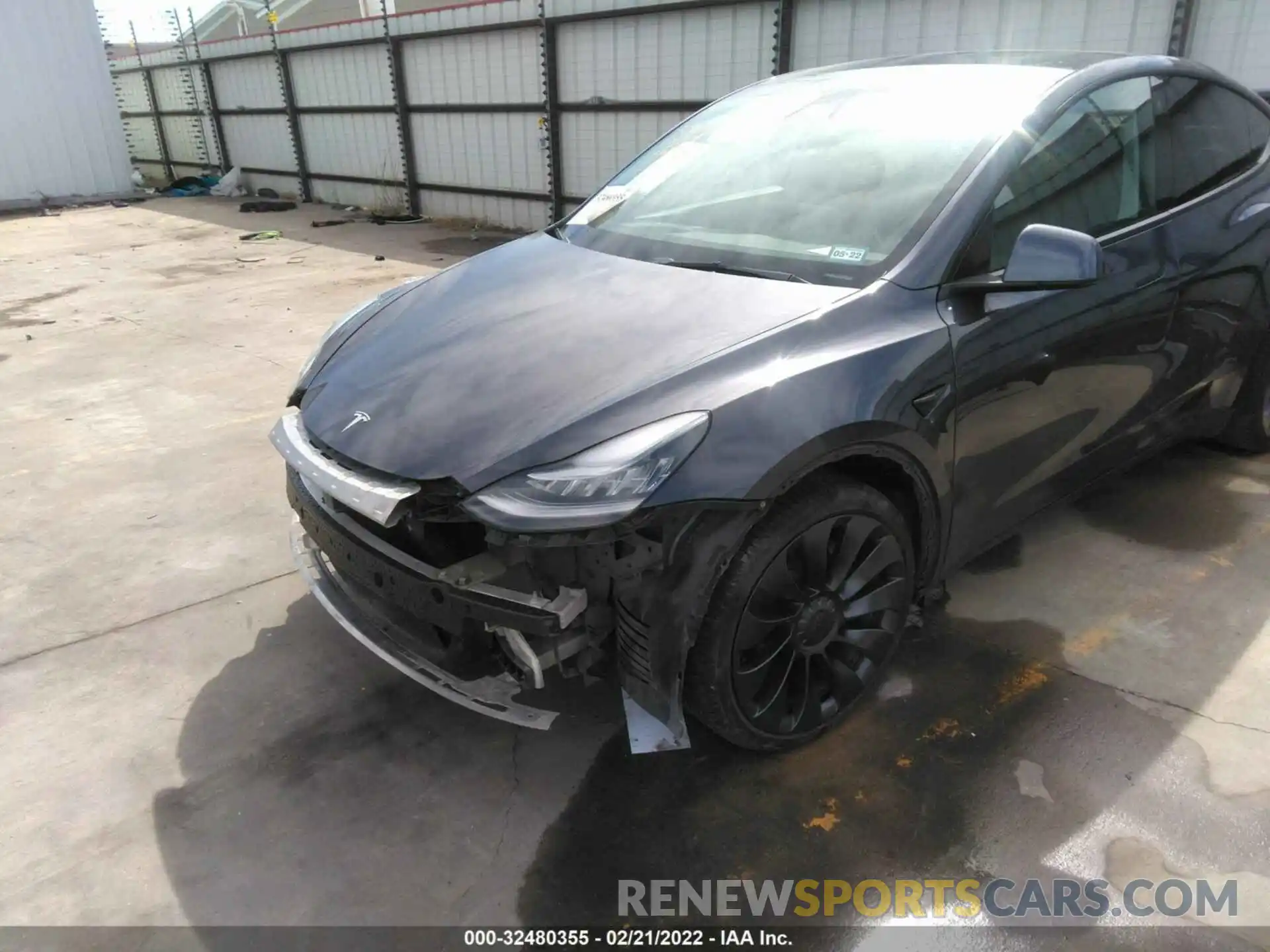 6 Фотография поврежденного автомобиля 5YJYGDEE3MF092559 TESLA MODEL Y 2021