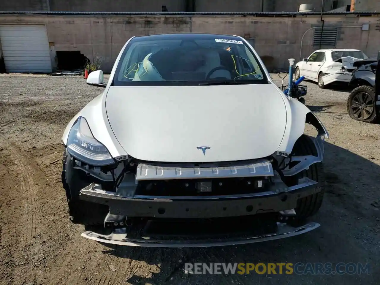 9 Photograph of a damaged car 5YJYGDEE3MF092612 TESLA MODEL Y 2021