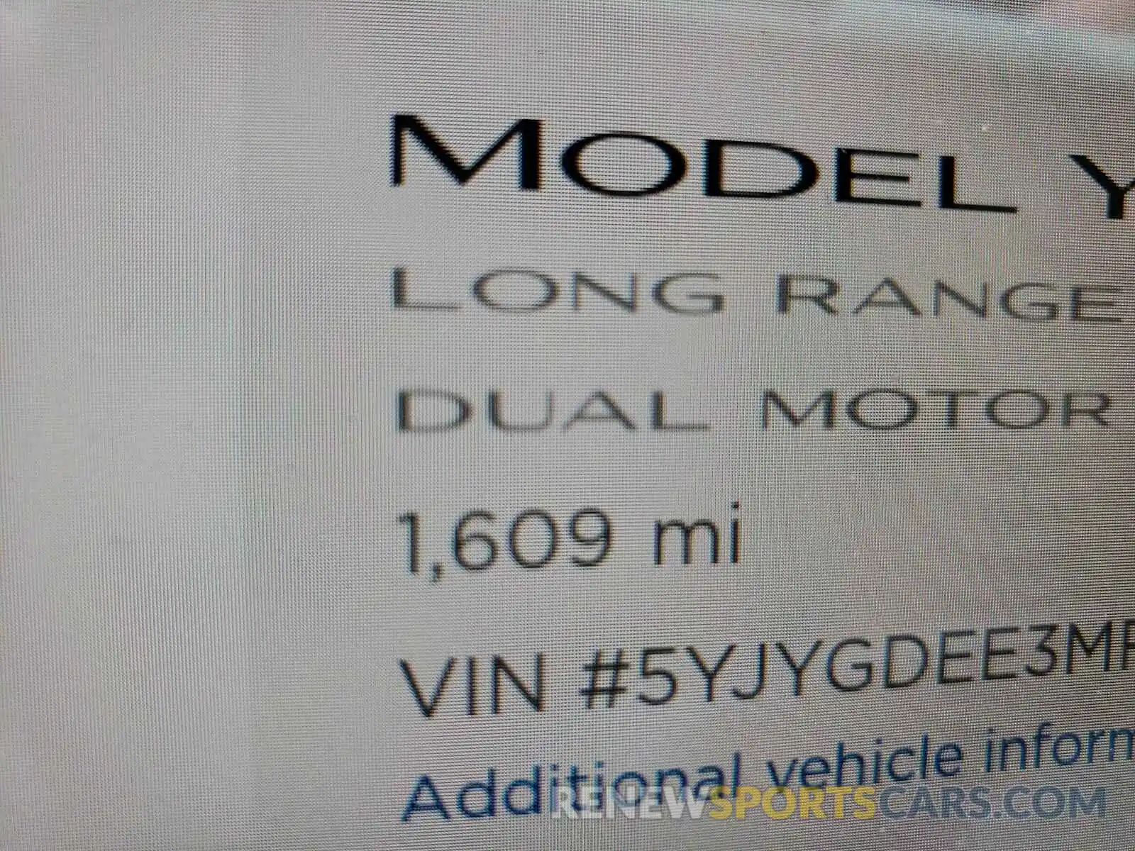 8 Photograph of a damaged car 5YJYGDEE3MF096434 TESLA MODEL Y 2021