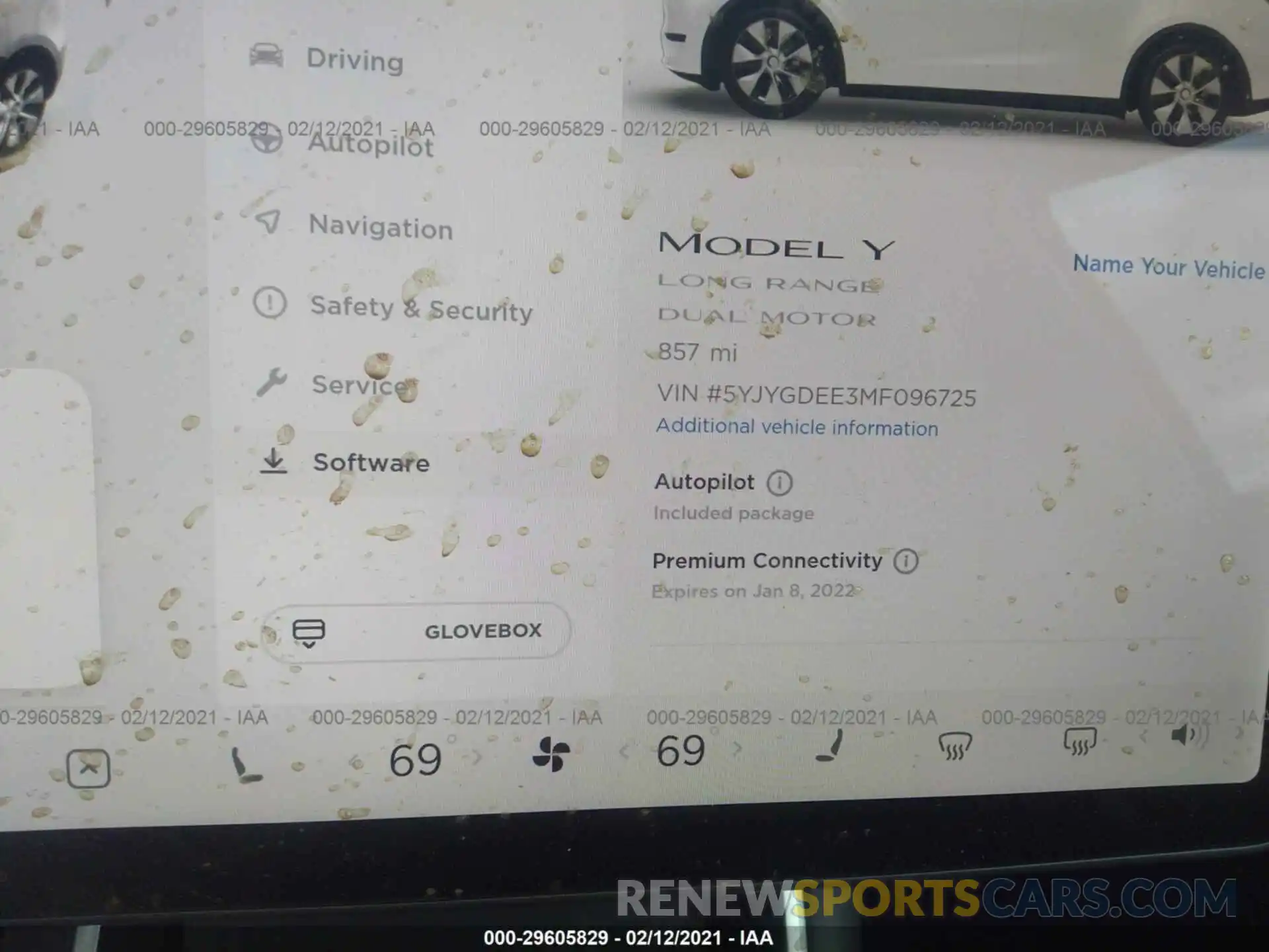 7 Photograph of a damaged car 5YJYGDEE3MF096725 TESLA MODEL Y 2021