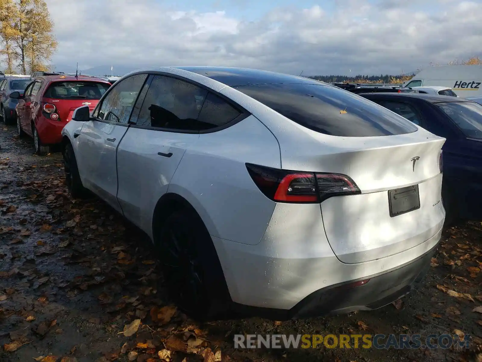 3 Photograph of a damaged car 5YJYGDEE3MF108260 TESLA MODEL Y 2021