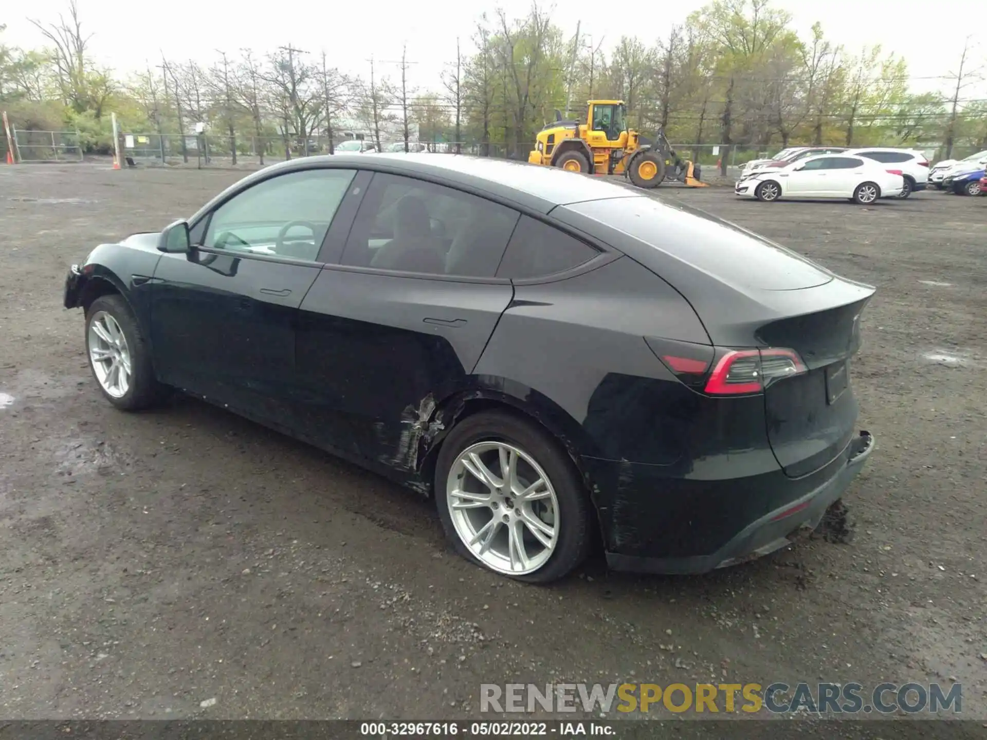 3 Фотография поврежденного автомобиля 5YJYGDEE3MF112499 TESLA MODEL Y 2021