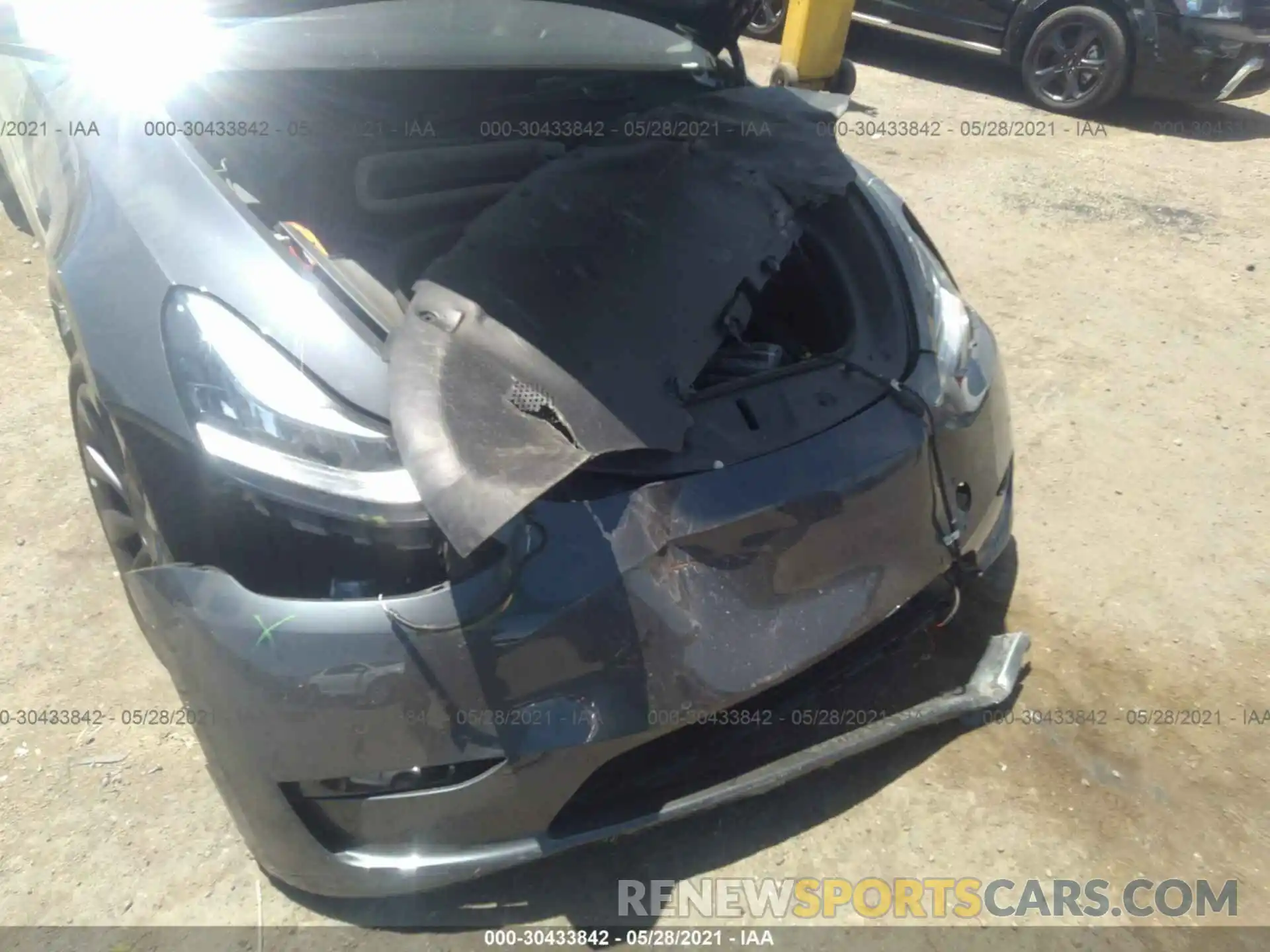 6 Фотография поврежденного автомобиля 5YJYGDEE3MF139069 TESLA MODEL Y 2021