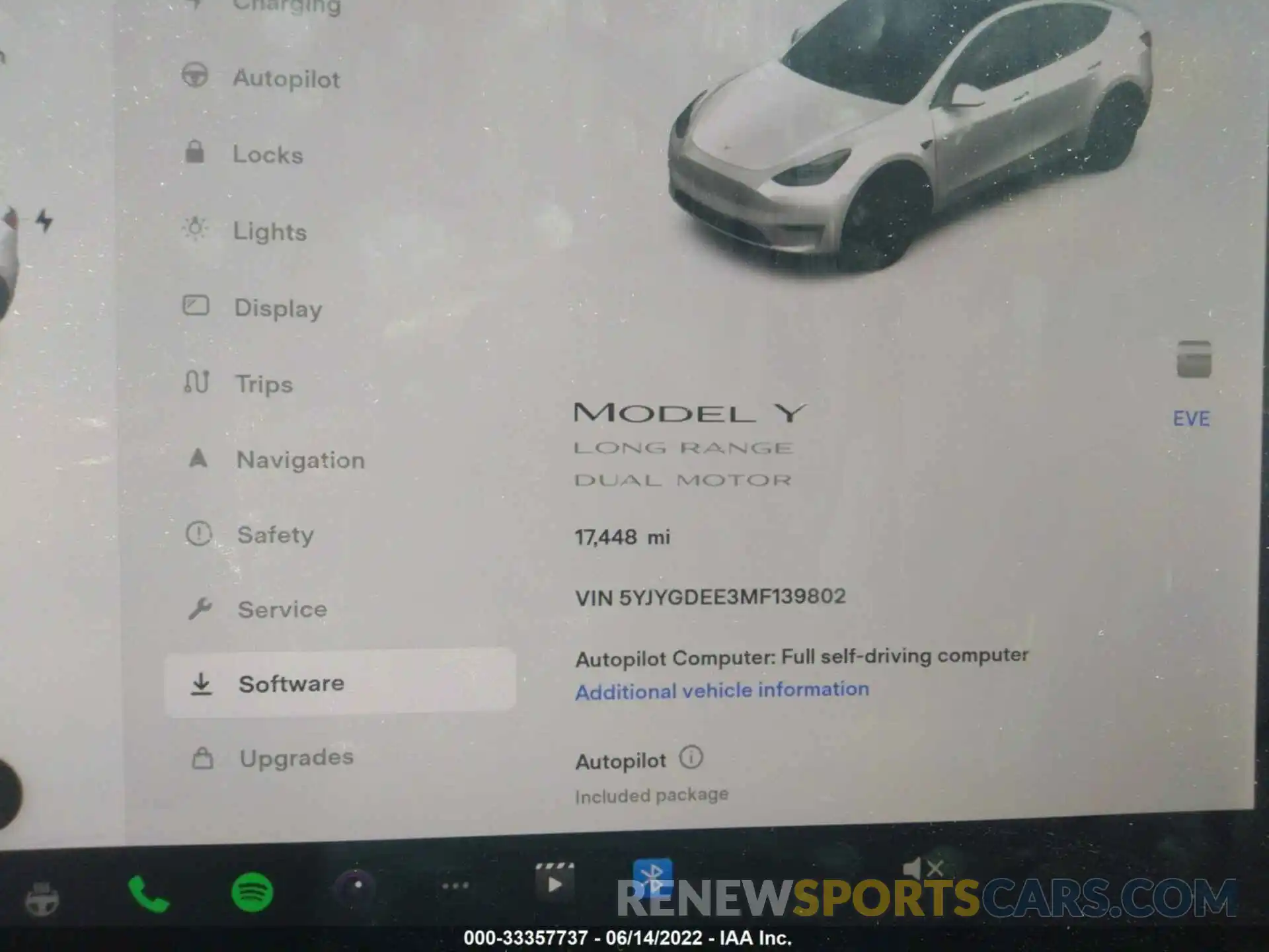 7 Фотография поврежденного автомобиля 5YJYGDEE3MF139802 TESLA MODEL Y 2021