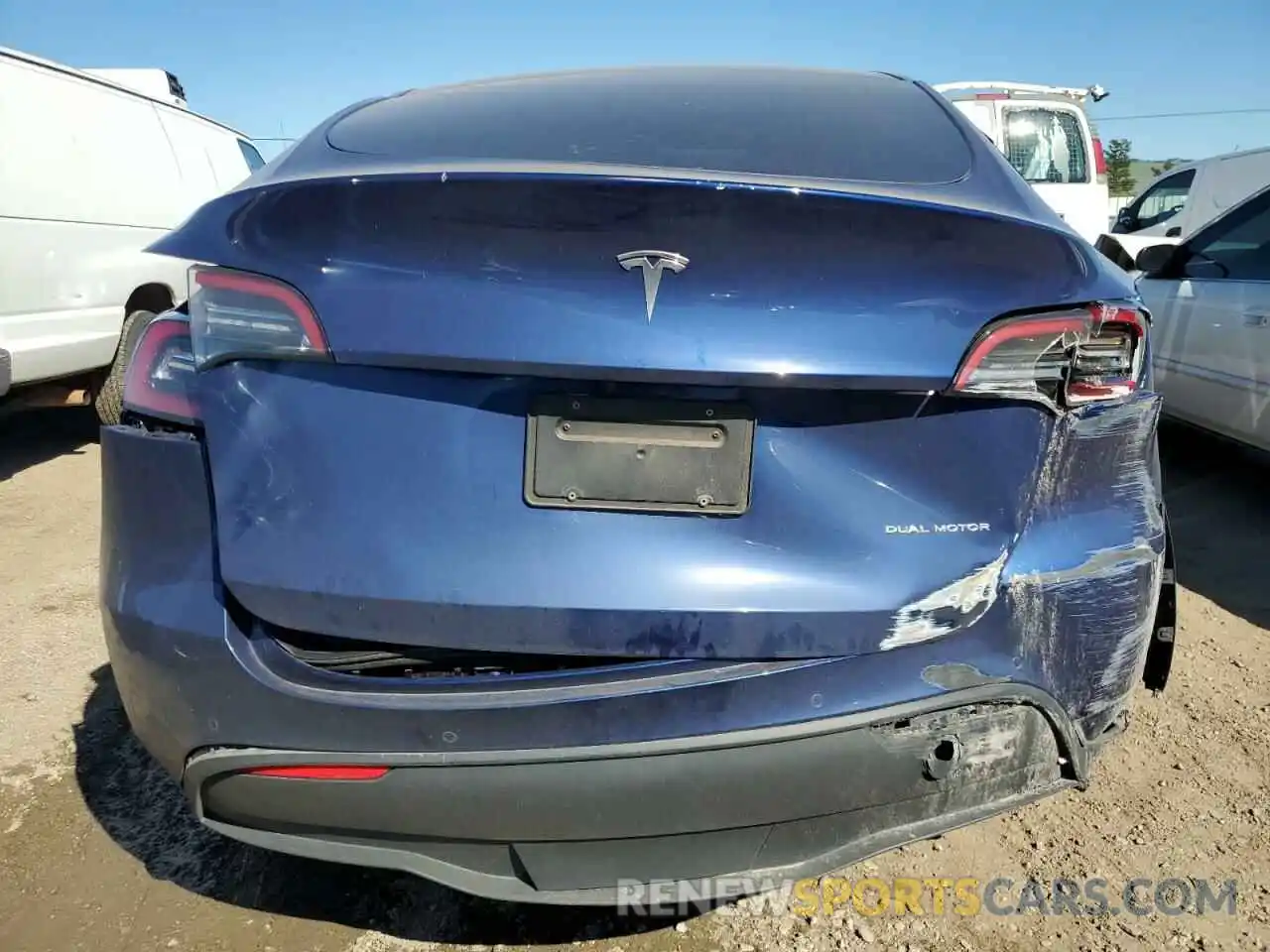 6 Photograph of a damaged car 5YJYGDEE3MF149472 TESLA MODEL Y 2021