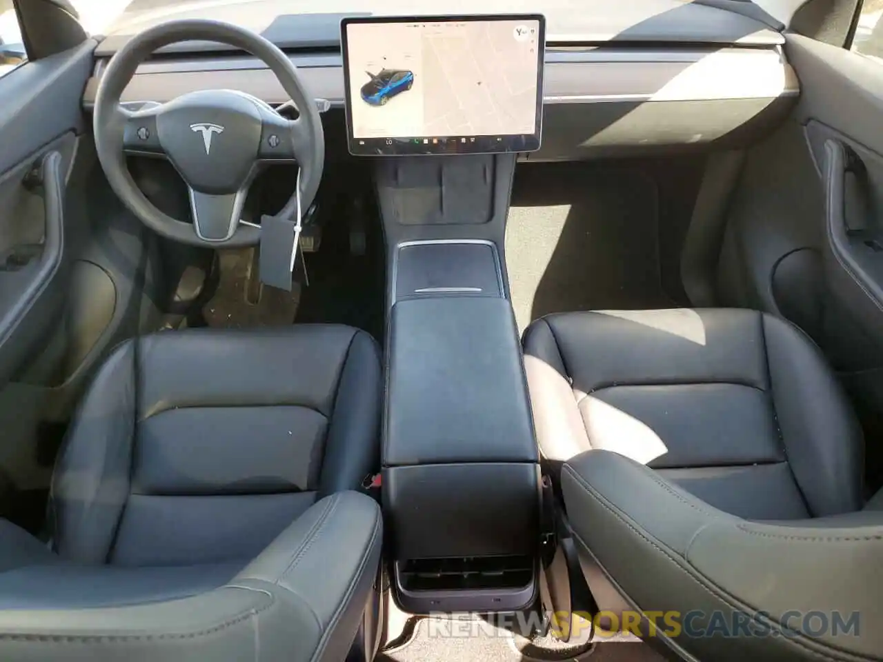 8 Фотография поврежденного автомобиля 5YJYGDEE3MF149472 TESLA MODEL Y 2021