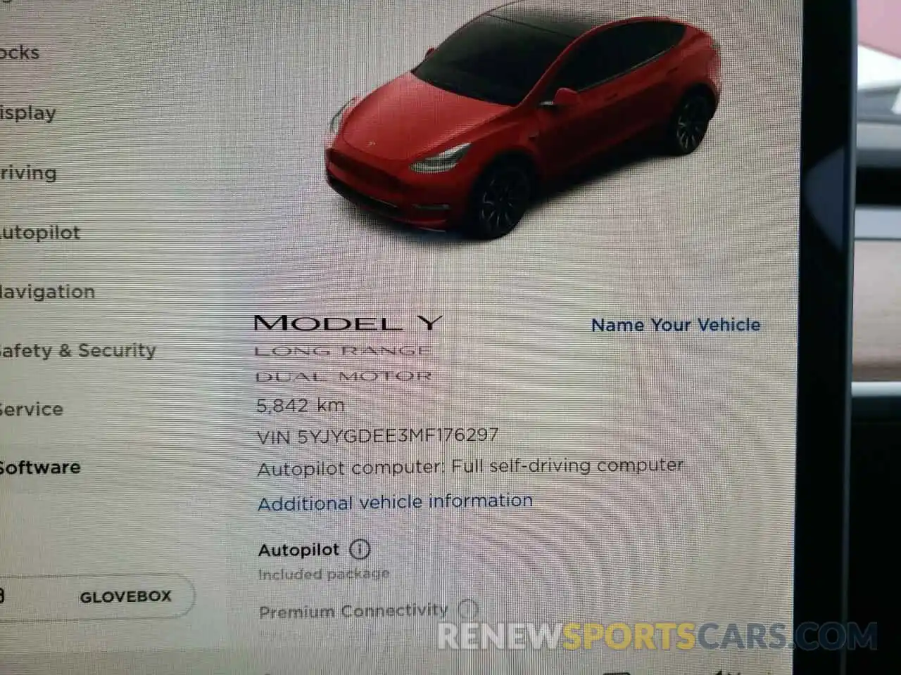 8 Photograph of a damaged car 5YJYGDEE3MF176297 TESLA MODEL Y 2021