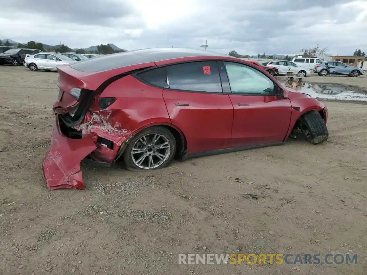 3 Photograph of a damaged car 5YJYGDEE3MF181791 TESLA MODEL Y 2021