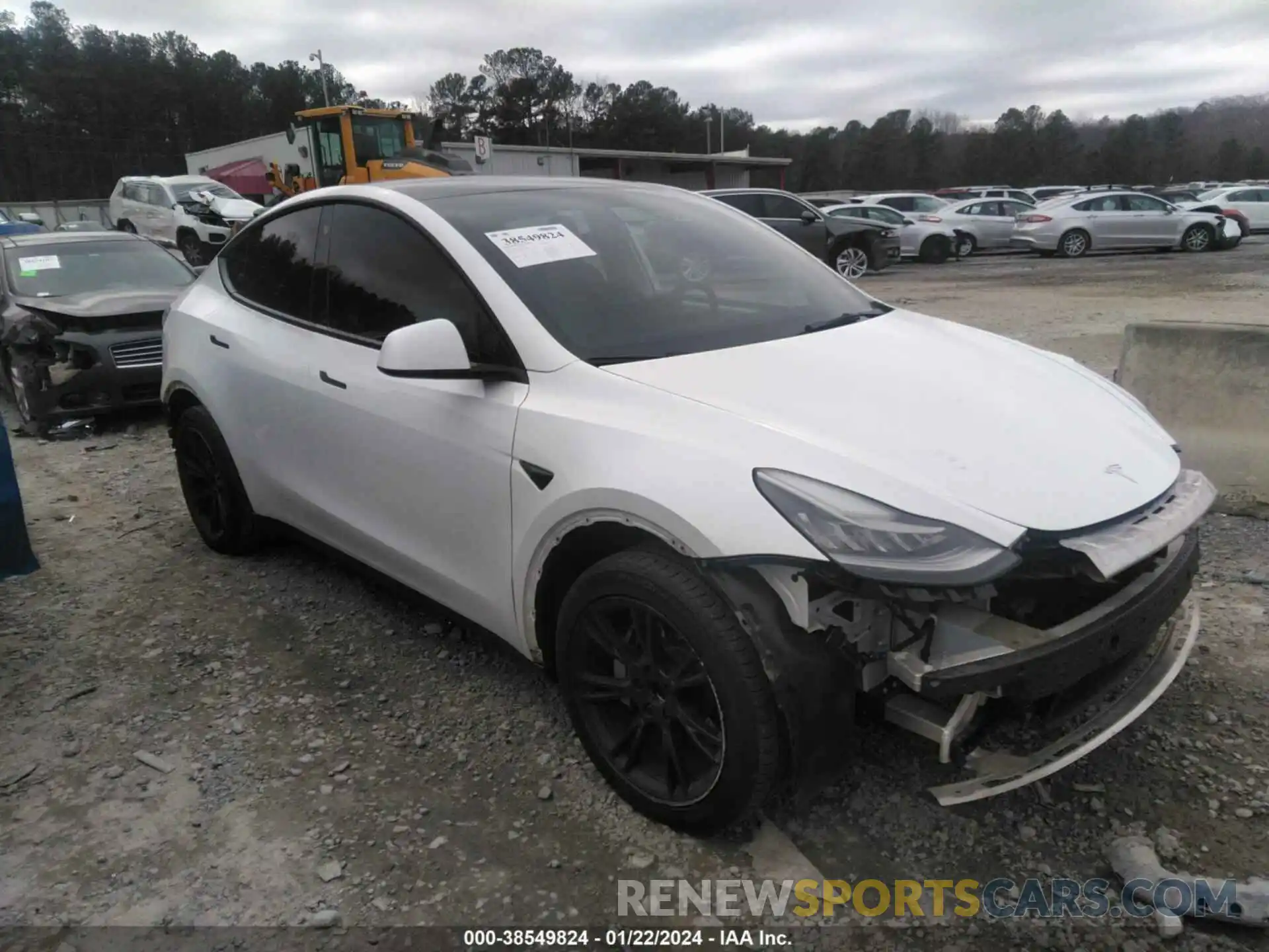 1 Фотография поврежденного автомобиля 5YJYGDEE3MF188529 TESLA MODEL Y 2021