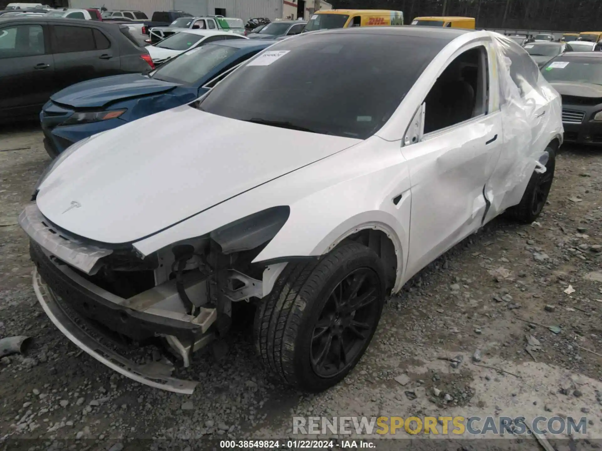 6 Photograph of a damaged car 5YJYGDEE3MF188529 TESLA MODEL Y 2021