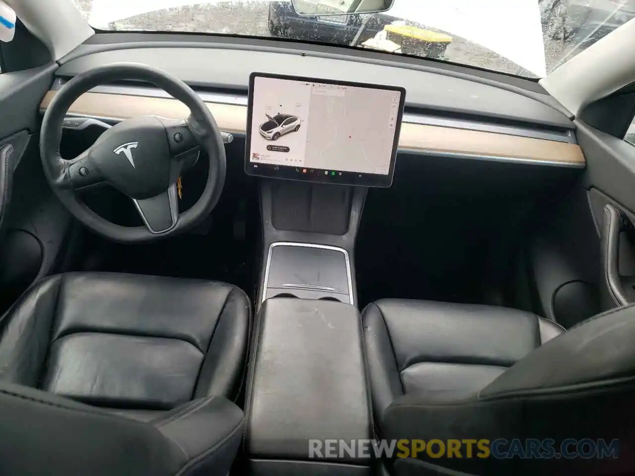 8 Фотография поврежденного автомобиля 5YJYGDEE3MF191415 TESLA MODEL Y 2021