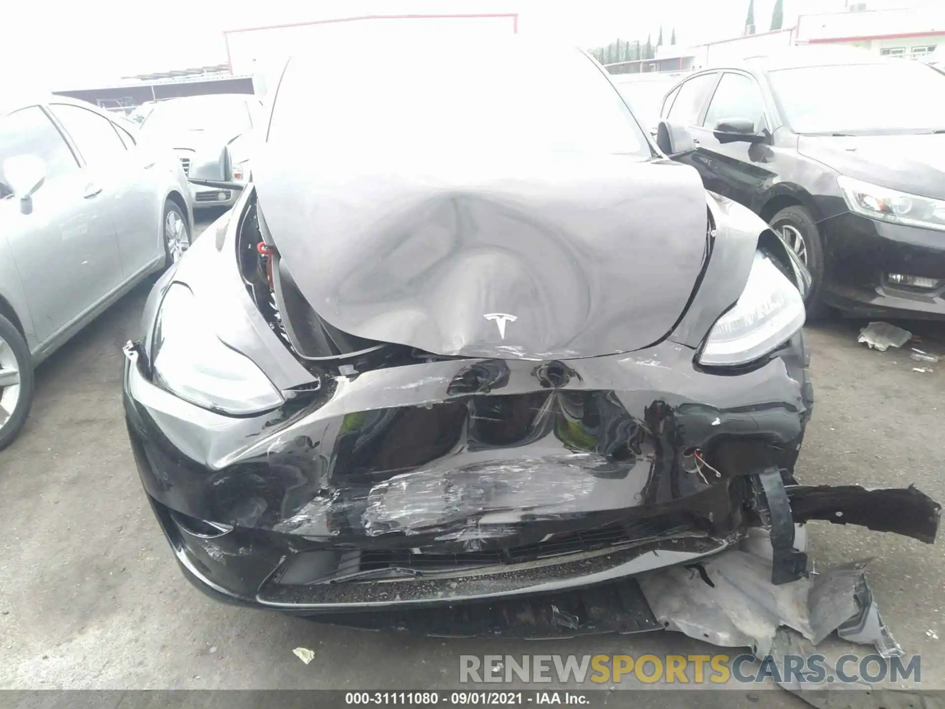 6 Photograph of a damaged car 5YJYGDEE3MF207256 TESLA MODEL Y 2021