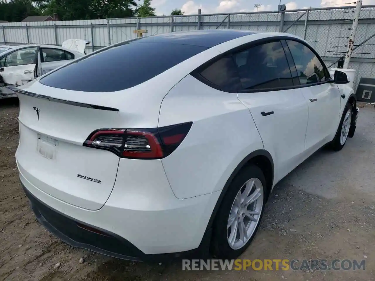 4 Фотография поврежденного автомобиля 5YJYGDEE3MF207287 TESLA MODEL Y 2021